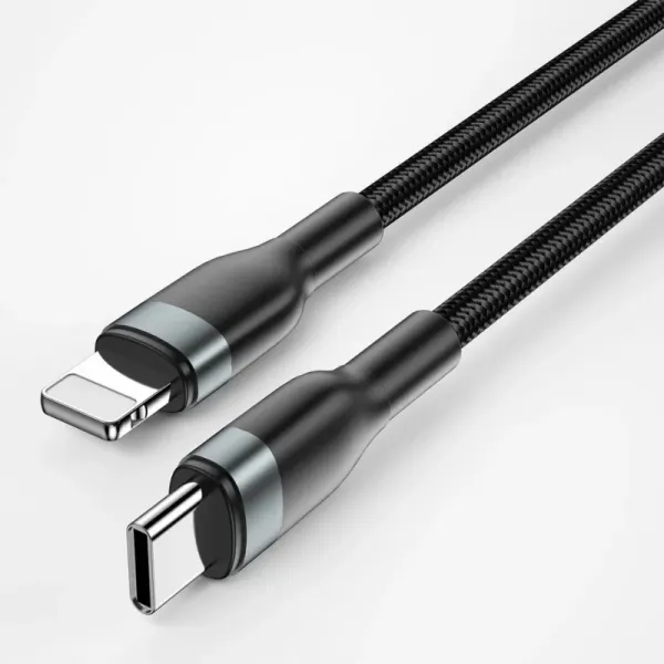Кабель WIWU Cobra USB-C to Lightning 1m 30W Black