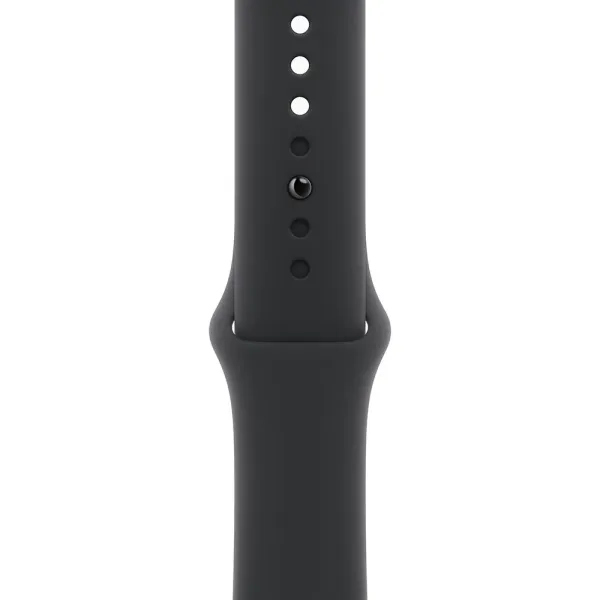 Apple Watch Series 11 42mm Aluminum Space Gray Case Black Sport Band S/M