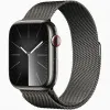 Apple Watch Series 9 45mm Graphite Stainless Steel Case Millanes Graphite Band