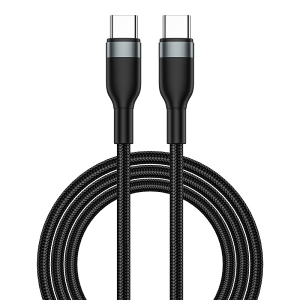 Кабель WIWU Concise USB-C to USB-C 1.2m 100W Black