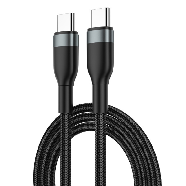 Кабель WIWU Concise USB-C to USB-C 1.2m 100W Black